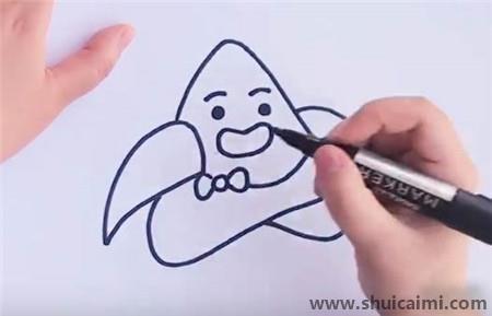 端午节粽子儿童简笔画