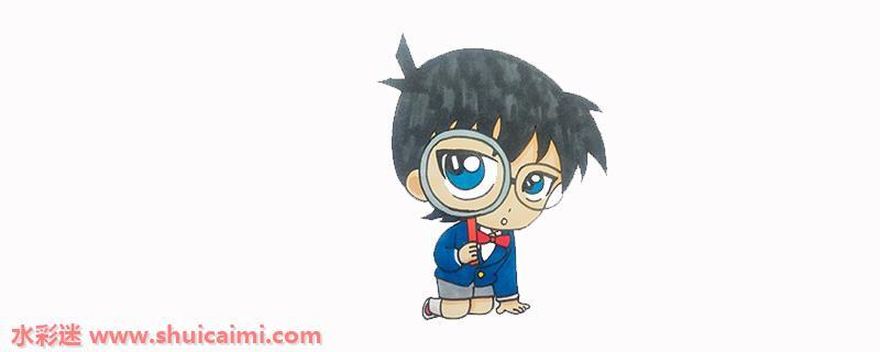 名侦探柯南怎么画 名侦探柯南简笔画简单好看