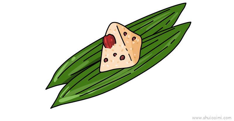 粽子儿童画怎么画 粽子教程简笔画好看