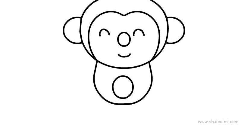 猴子儿童画怎么画 猴子简笔画画法