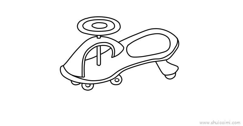 儿童扭扭车教程儿童画怎么画 儿童扭扭车教程简笔画简单