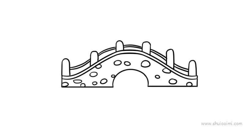 小桥儿童画怎么画 小桥简笔画顺序