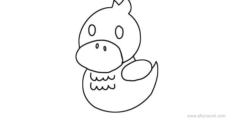 玩具鸭子儿童画怎么画 玩具鸭子简笔画顺序
