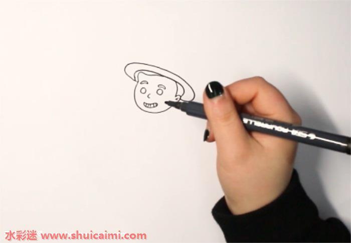 船上渔翁怎么画 船上渔翁简笔画简单彩色