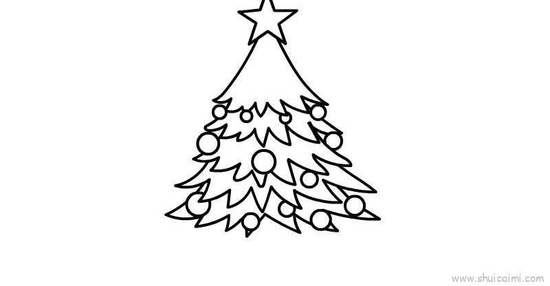 圣诞树儿童画怎么画 圣诞树简笔画顺序