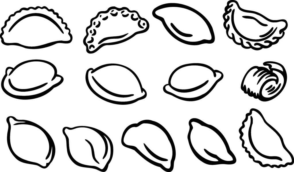 饺子怎么画简笔画 1盘饺子怎么画简笔画