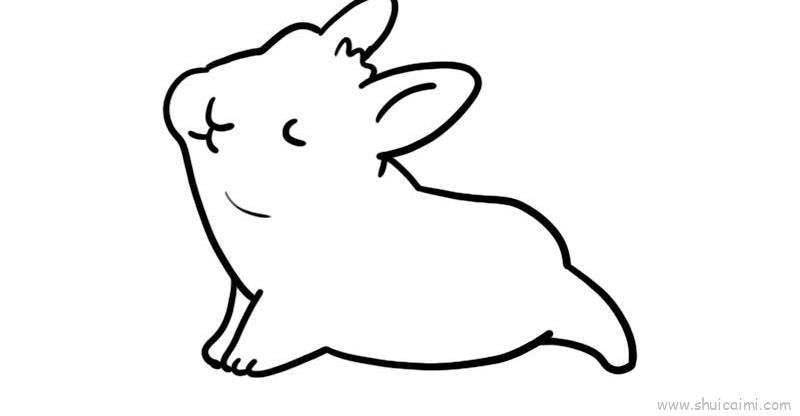 小肥兔儿童画怎么画 小肥兔简笔画步骤