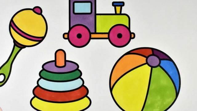 玩具简笔画 玩具简笔画图片带颜色