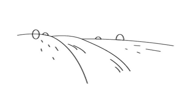 河流简笔画怎么画 河流简笔画简单