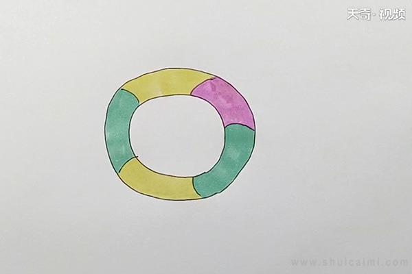 游泳圈简笔画怎么画 游泳圈简笔画图片大全