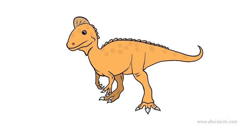 脊龙儿童画怎么画 脊龙简笔画步骤