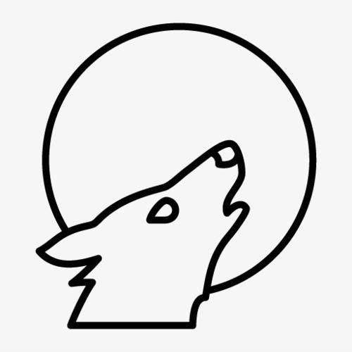 狼头简笔画图片大全 狼头简笔画图片大全大图