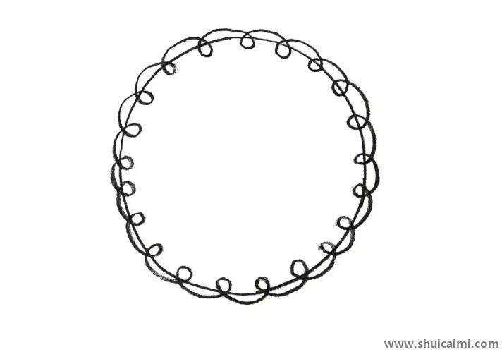 狮子彩色儿童简笔画