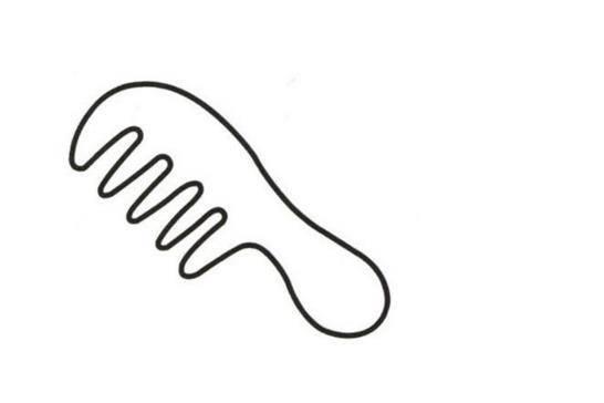 梳子简笔画 卡通梳子简笔画