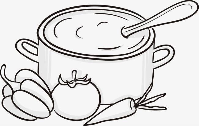 汤简笔画 汤简笔画彩色