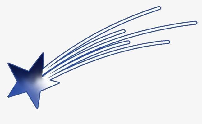 流星简笔画图片 流星简笔画彩色