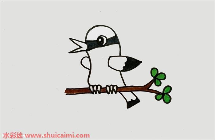 黄鹂简笔画怎么画彩色