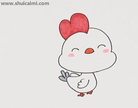 鸡简笔画怎么画 鸡简笔画步骤