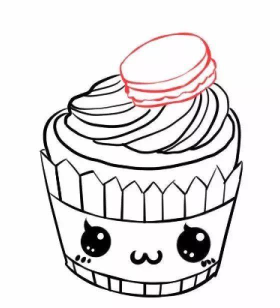甜品简笔画 甜品简笔画图片