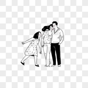 家人简笔画 家人简笔画简单又可爱