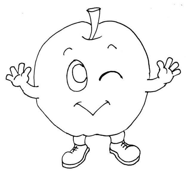 苹果图片简笔画 怎么画苹果简笔画图片