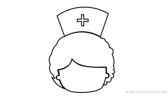 护士动漫头像简笔画怎么画 护士动漫头像简笔画简单