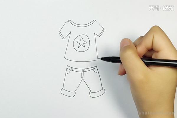 幼儿男服饰简笔画怎么画 幼儿男服饰简笔画简单又好看