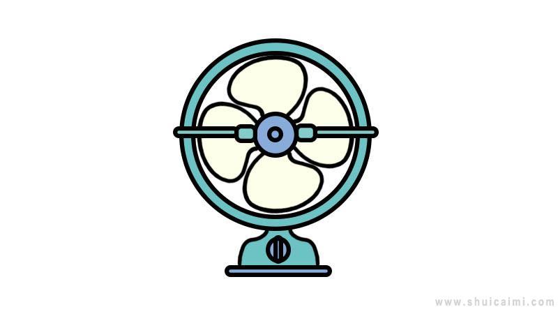 电风扇简笔画怎么画 电风扇简笔画步骤