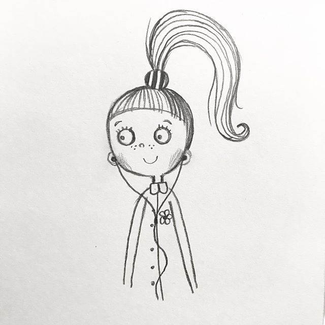 小女孩头像简笔画 小女孩头像简笔画图片大全可爱