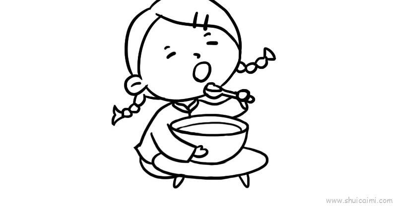 腊八节儿童画怎么画 腊八节简笔画步骤