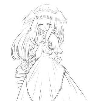 可爱人物简笔画 可爱人物简笔画卡通呆萌女孩