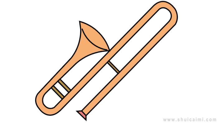 长号简笔画怎么画 长号简笔画简单又好看