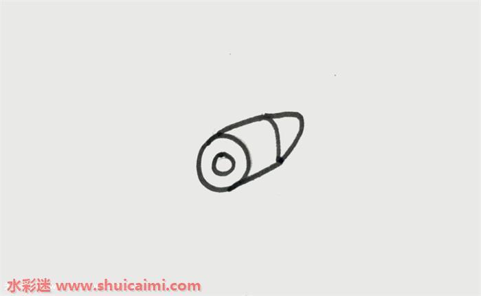 子弹怎么画 子弹简笔画画法