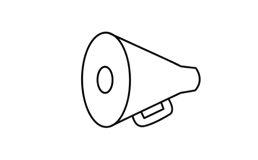 喇叭的画法简笔画图片_小喇叭的画法简笔画