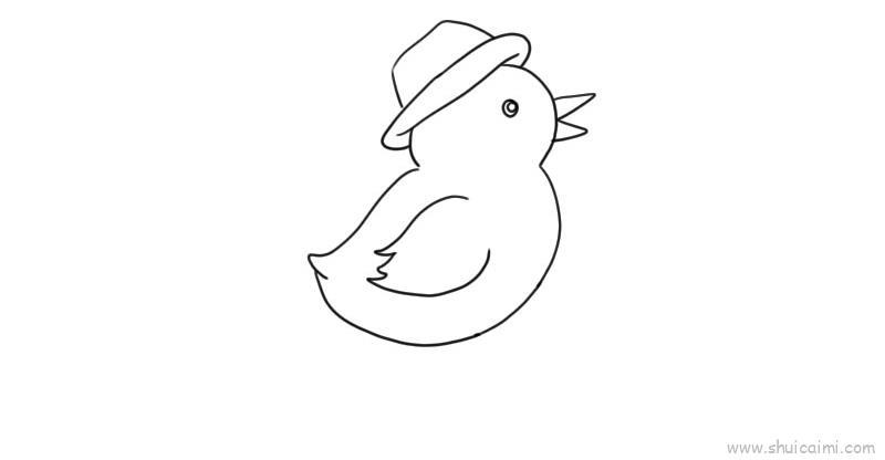 小鸡儿童画怎么画 小鸡简笔画顺序