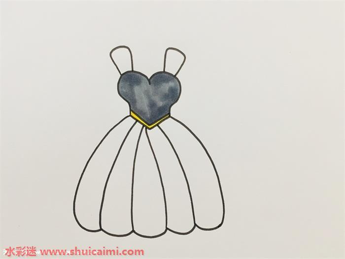 小裙子怎么画 小裙子简笔画步骤