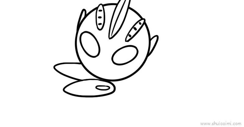 希卡利奥特曼儿童画怎么画 希卡利奥特曼简笔画教程