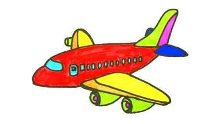 幼儿飞机简笔画图片大全 幼儿飞机简笔画图片大全可爱