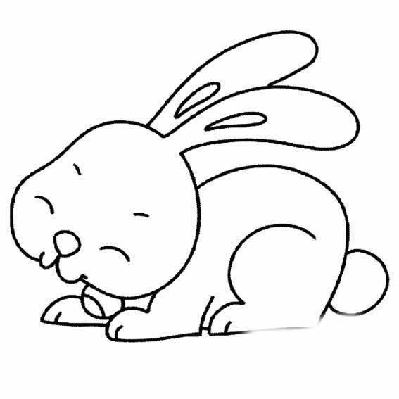 小兔子的简笔画图片大全 小兔子的简笔画图片大全大图