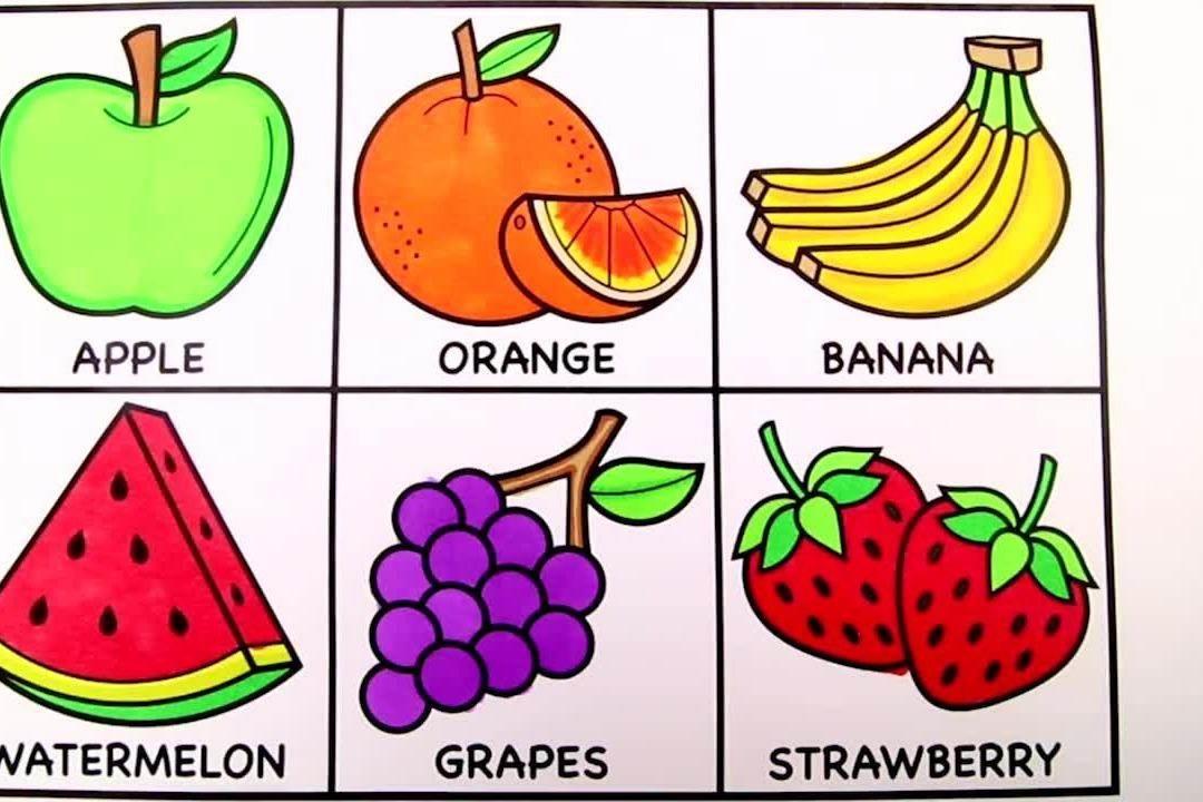 简笔画水果 简笔画水果拼盘