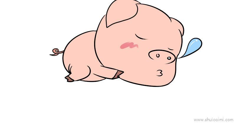 小猪儿童画怎么画 小猪简笔画图片