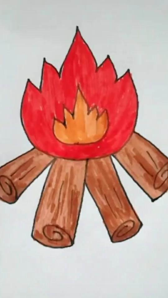 火简笔画图片大全 火简笔画图片大全可爱