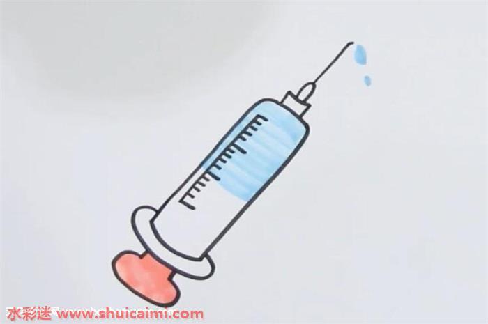 注射器怎么画 注射器简笔画画法