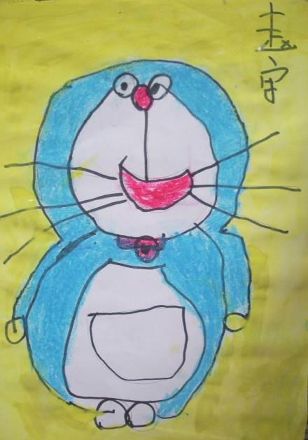 哆啦a梦简笔画带颜色 哆啦a梦简笔画图片