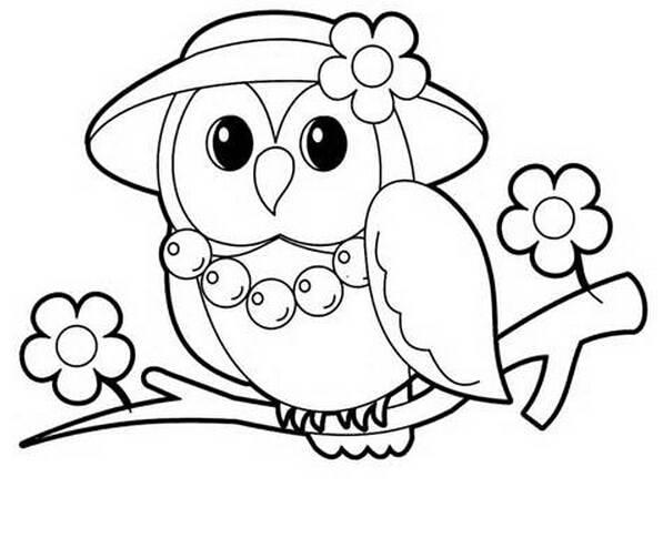 猫头鹰的简笔画图片大全 猫头鹰的简笔画图片大全可爱简单