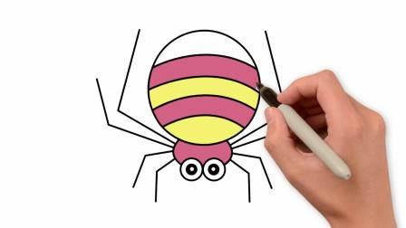蜘蛛简笔画图片大全 儿童蜘蛛简笔画图片大全