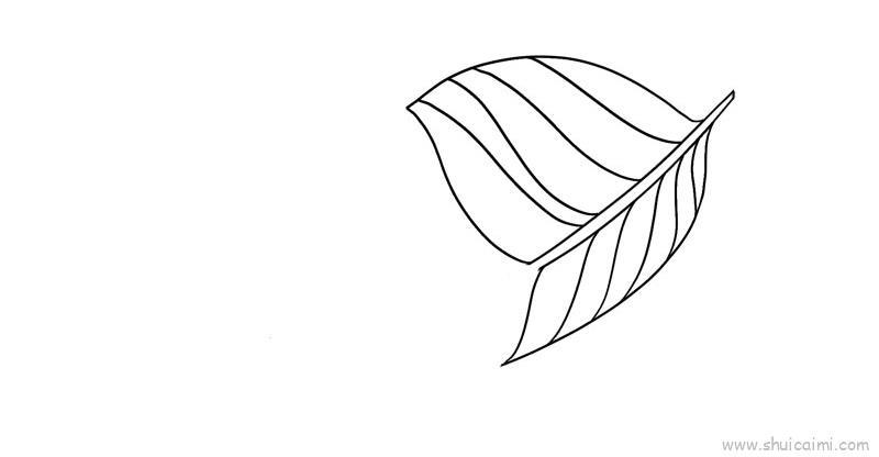 芭蕉叶儿童画怎么画 芭蕉叶简笔画顺序