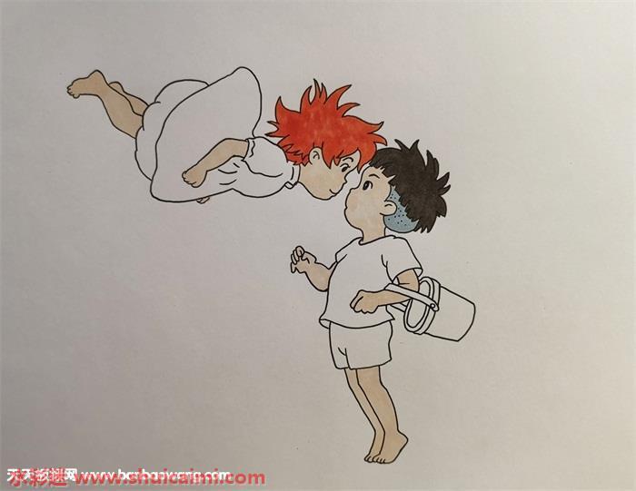 宗介波妞怎么画 宗介波妞简笔画漂亮