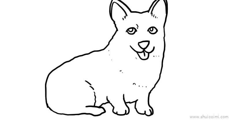 柯基儿童画怎么画 柯基简笔画画法