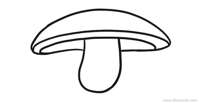 花蘑菇儿童画怎么画 花蘑菇简笔画图片